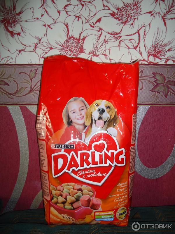 Корм для собак darling от purina
