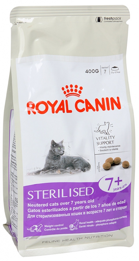 Royal canin для стерилизованных кошек и кастрированных котов — обзор продукции