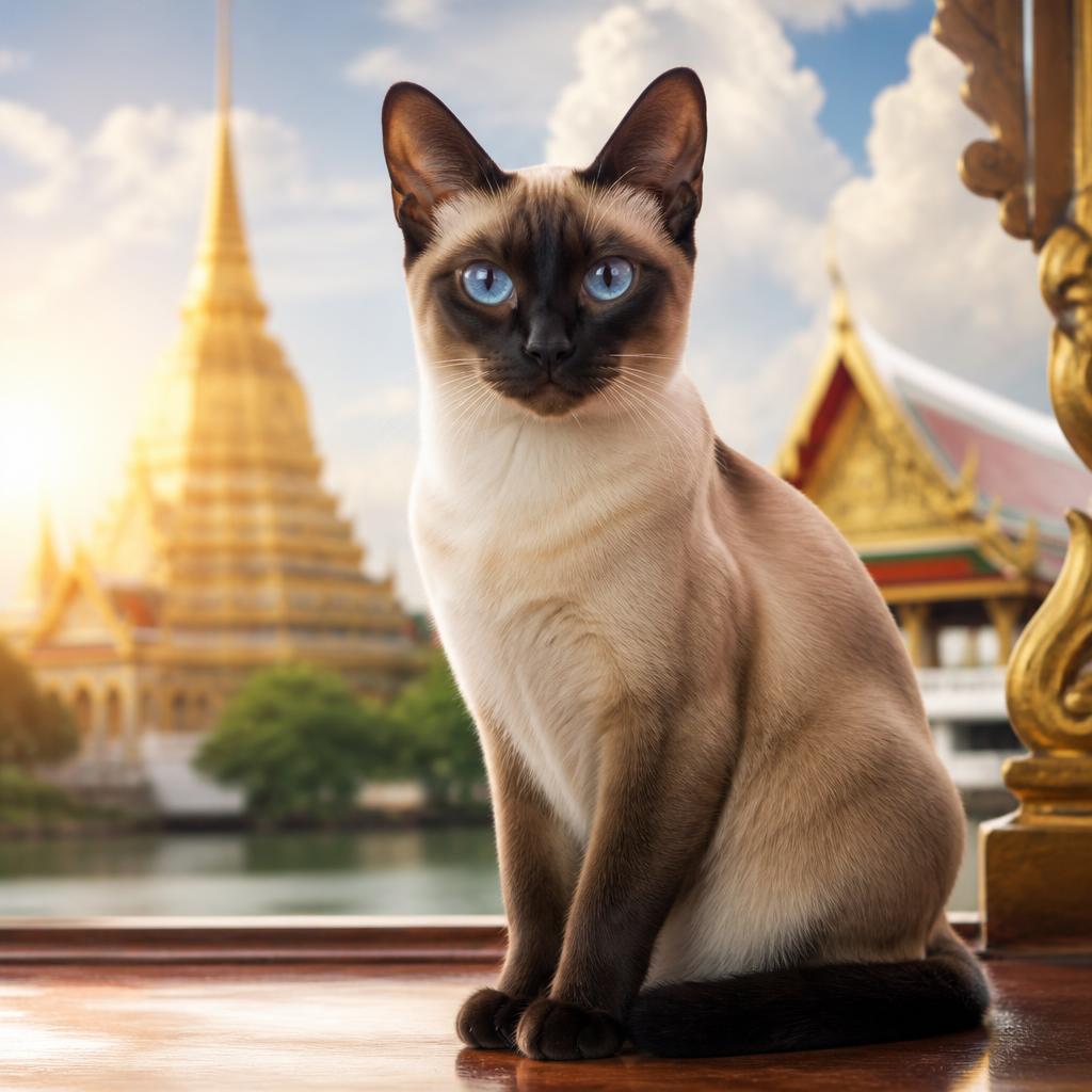 Сиамская кошка из Таиланда?