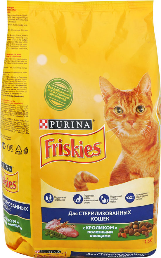 Отзывы о корме friskies (фрискис) для кошек