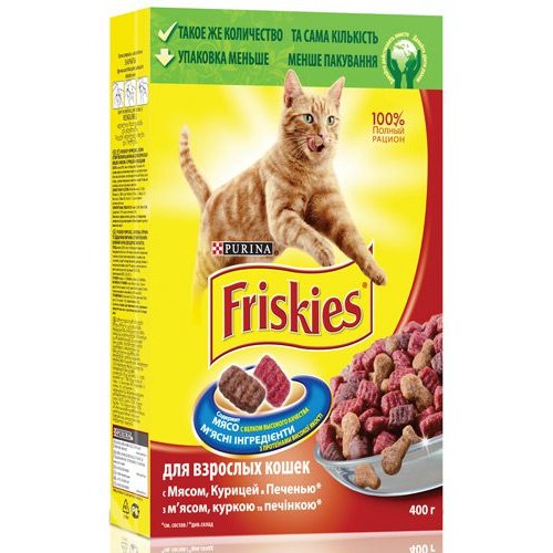 Корм для кошек фрискис (friskies): состав, полный обзор, замена