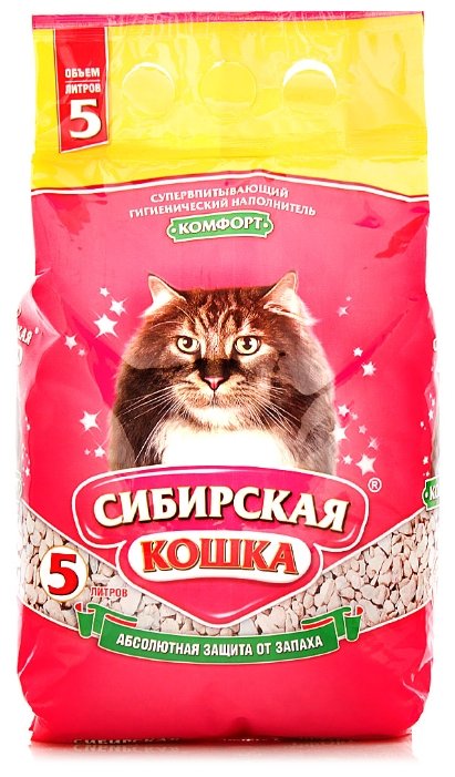 Наполнитель для кошачьего туалета «сибирская кошка»