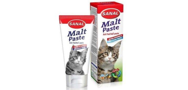 Мальт-паста для выведения шерсти у кошек: необходимость применения, плюсы и минусы, способ употребления, перечень популярных марок