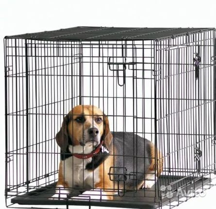 Описание мягких и металлических клеток для собаки для содержания в квартире
