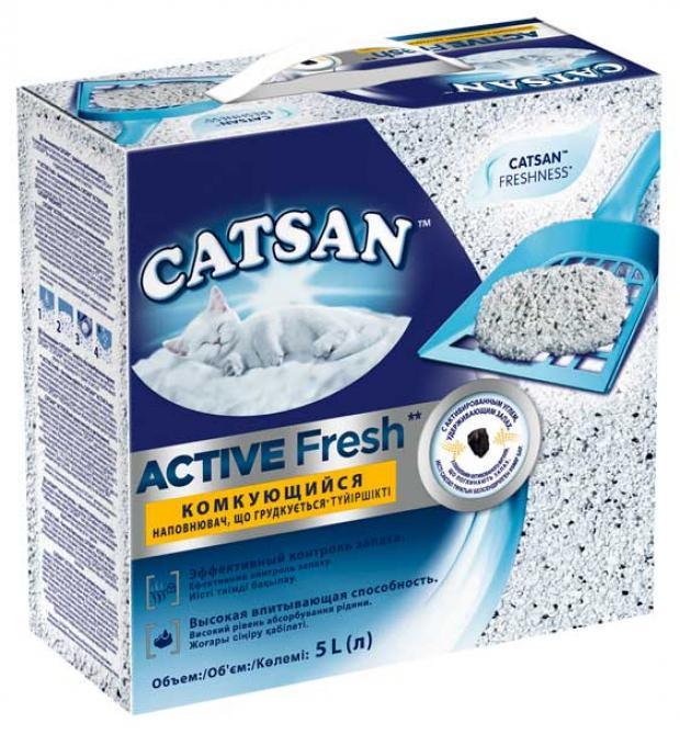 Наполнитель для кошачьего туалета catsan