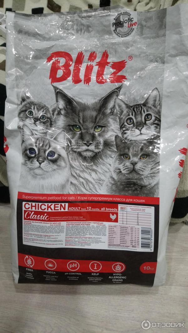 Blitz — корм для кошек