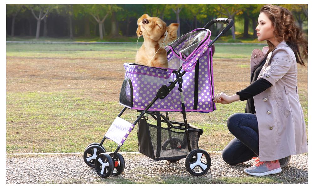 Как выбрать инвалидную прогулочную коляску для собаки? - petstory