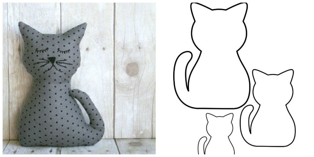Подушка-кот: длинные подушки-кошки и вязаные подушки-игрушки в виде котиков, мягкие декоративные модели и подушка-антистресс, другие варианты