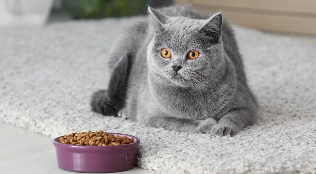 Рацион и режим питания британской породы кошек