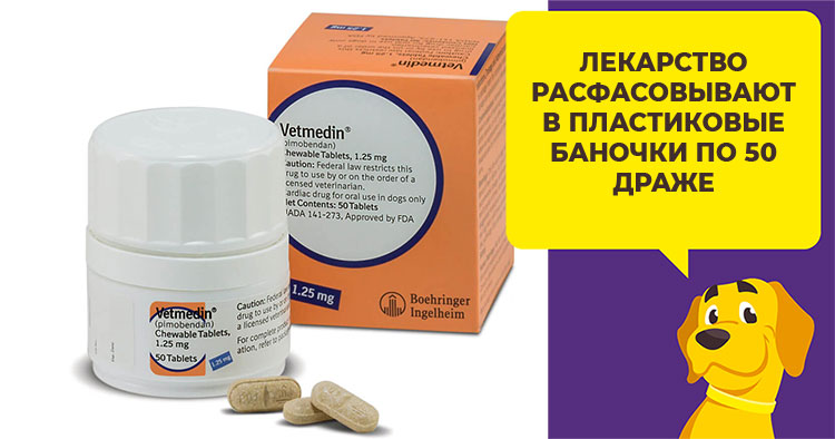 Ветмедин (vetmedin, пимобендан, pimobendan) - кардиологический препарат для собак