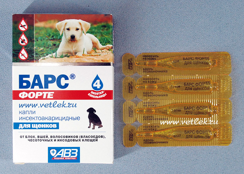 Ветеринарный препарат против паразитов барс: инструкция по применению - вет-препараты
