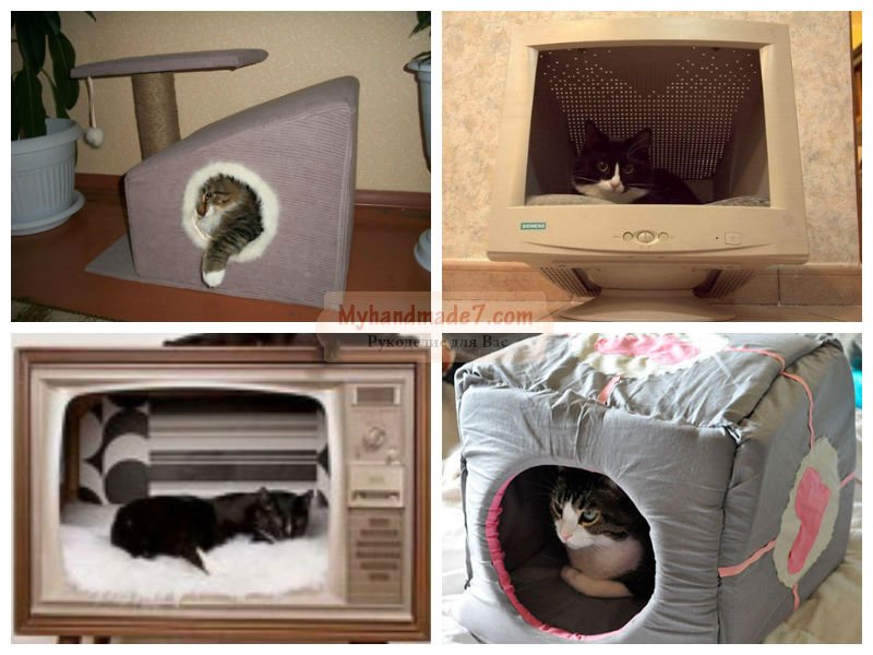 Идея: как сделать домик для кошки своими руками. пошаговая инструкция с иллюстрациями: делаем домики для кошек сами