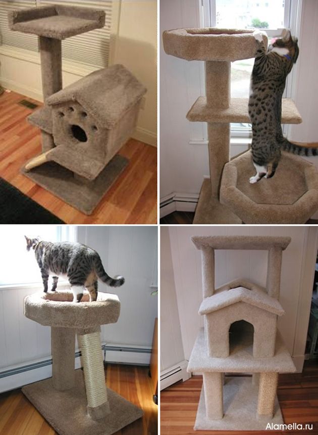 17 идей как сделать домик для кошек своими руками