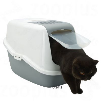 Туалет для кошек: томат без запаха, с сеткой и угольным фильтром, savic, triol, trixie, вертикальный, дорожный и другие виды