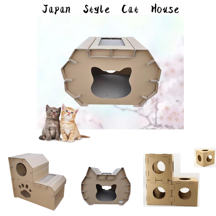 Как делать домики для кошек из коробок – 6 шагов самостоятельного изготовления