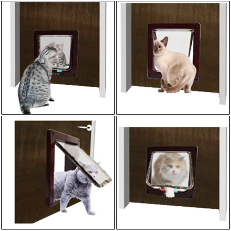 Двери для кошки в двери – 3 вида проходов для питомца
