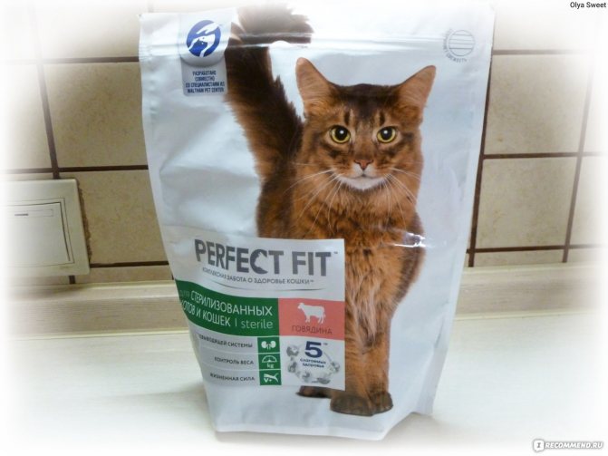 Корм для кошек perfect fit: его состав и отзывы покупателей +видео